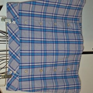Lady Hagen Teal and White Plaid Skirt Womens Size 12 (Joni # 2)